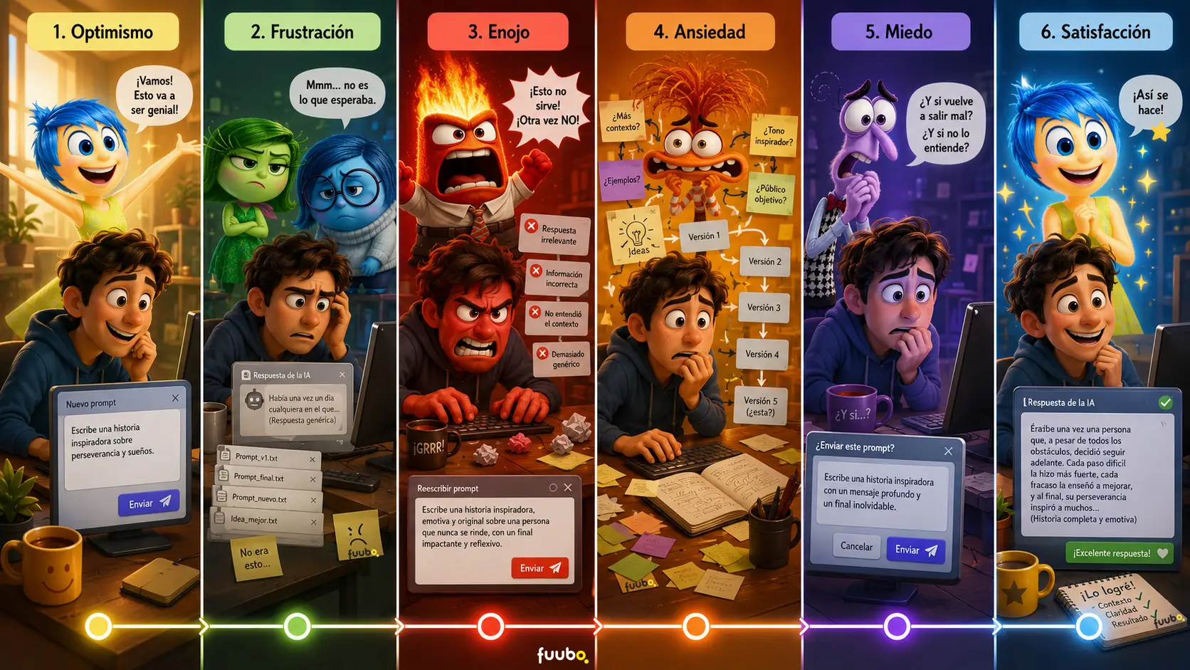 Prompting con IA: optimismo, frustración y aprendizaje
